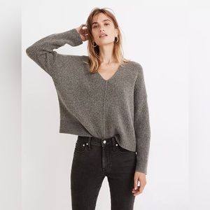 Staley V-Neck Pullover Sweater in Coziest Yarn by Madewell